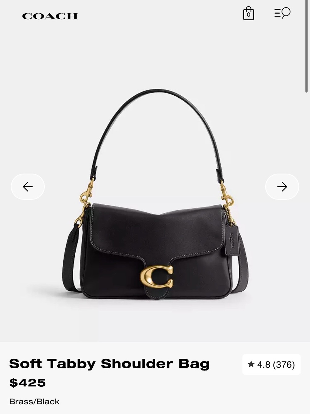 Soft Tabby Shoulder Bag